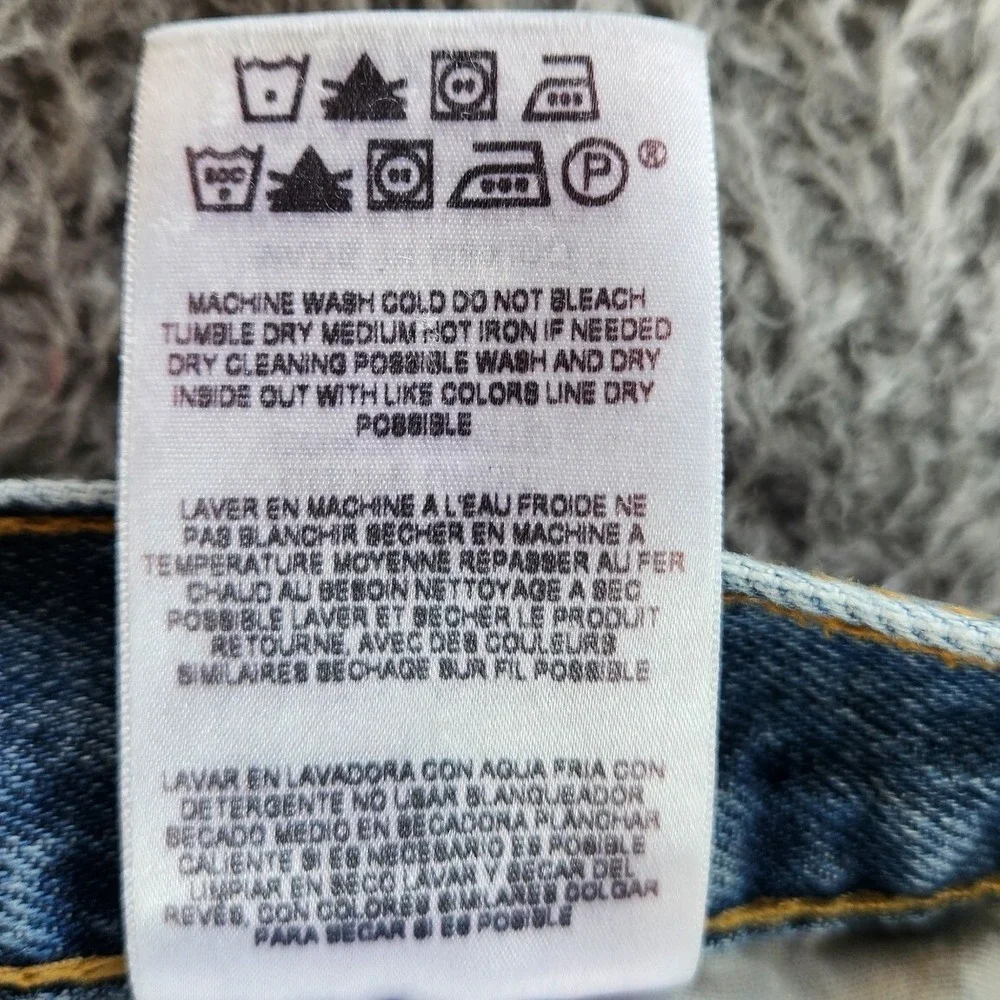 Levis 505 Jeans Men's 46X30‎ (fits 43x30) Blue 100% Straight Fit Medium Wash